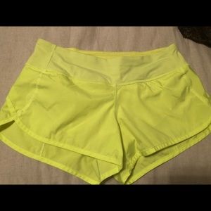 lululemon original Speed Shorts in Ray size 4